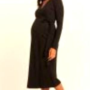 New Thyme Maternity Wrap Dress